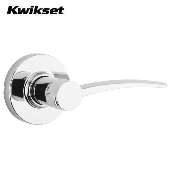 Kwikset - 720KTL - Katara Lever Set - Round Rose - 26 - Polished Chrome - Passage - Grade 2
