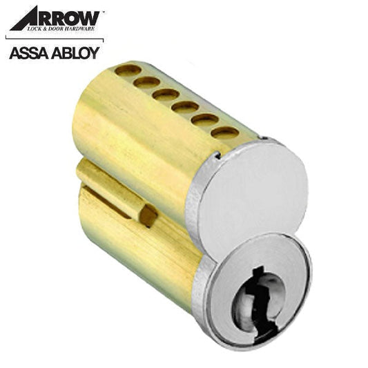 Arrow - 100CRP-UCXTB - Small-Format IC Core SFIC - 6 Pins - No Logo - Best TB - Uncombinated - Satin Chrome
