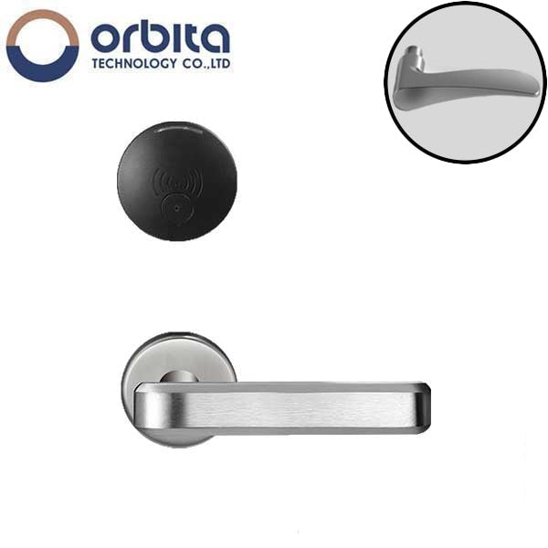 Orbita - S3079 - Mortise Hotel Lock - SPLIT Design - RFID - Optional Lever Style - 6 VDC - Optional Finish - Grade 2