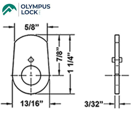 Olympus - DCNP-HD-875 - Heavy Duty Straight Cam - 7/8" Length