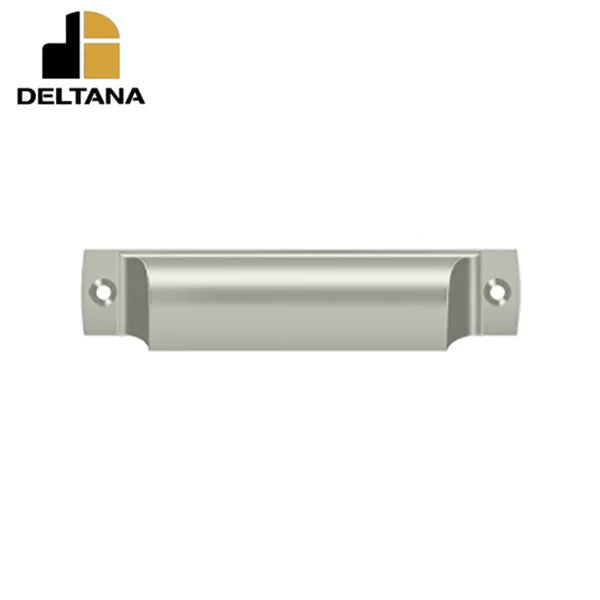 Deltana - Rectangular Shell Pull - 4" - Optional Finish