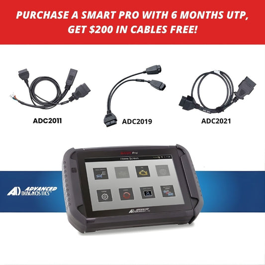 Advanced Diagnostics – SMART Pro Vehicle Key Programmer w/ 6 Months UTP – FREE $200 Cable Bundle (PROMO)