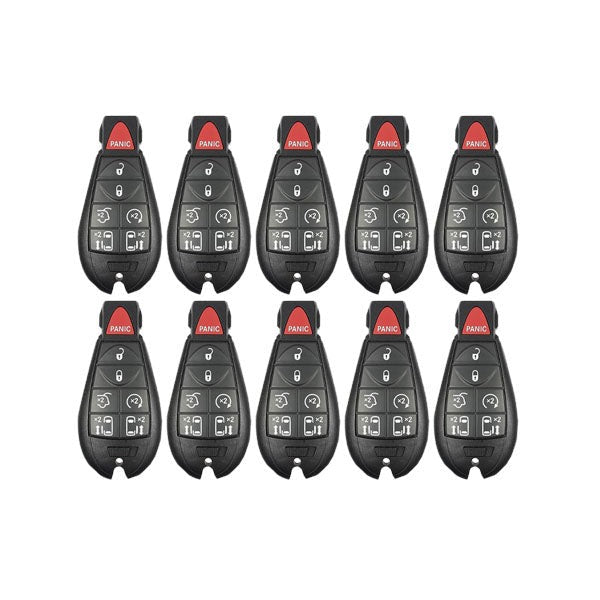 25 x 2008-2018 Chrysler Dodge VW / 7-Button Fobik Key / M3N5WY783X / 433 MHz (AFTERMARKET) (Bundle of 25)