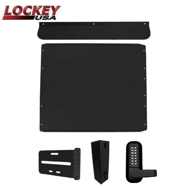 Lockey - PS60 - Standard Panic Shield Security Kit - With Keypad Lock and Gate Box - Black