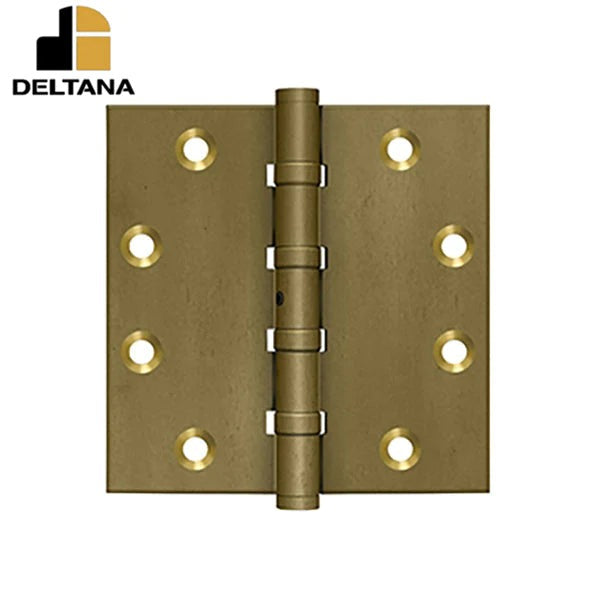 Deltana - 4-1/2" x 4-1/2" Square Hinges - Ball Bearing - Optional Finish