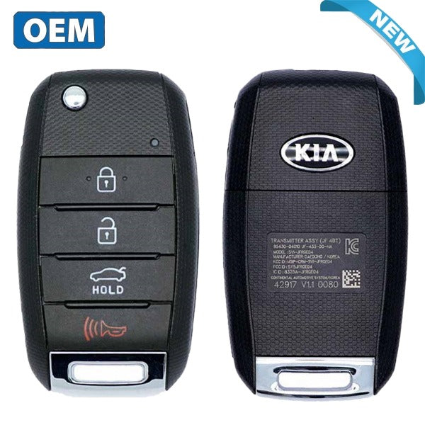 2016-2020 Kia Optima / 4-Button Remote Flip Key / PN: 95430-D4000 / SY5JFRGE04 (OEM)