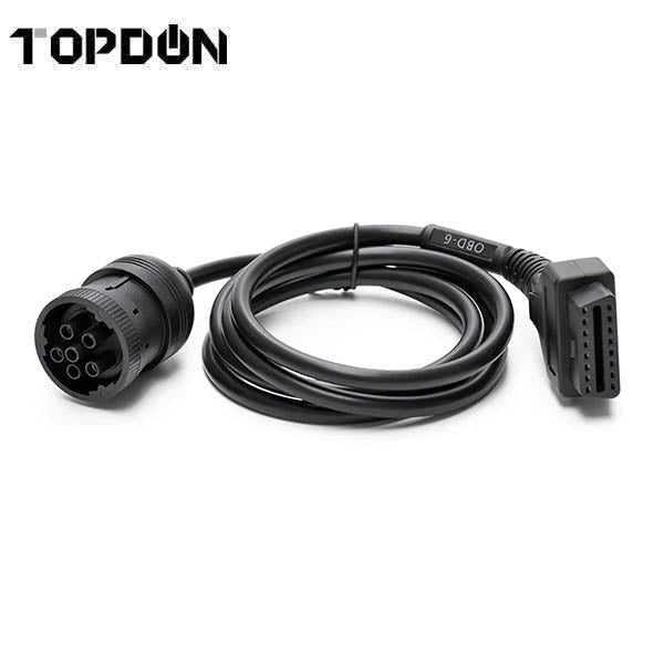 TOPDON - HD-KIT - HD 1 Year Heavy Duty Updates Software Card w/ 6-Pin & 9-Pin Connector Cables ( machine sold separately )