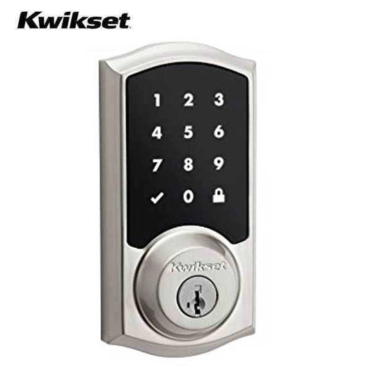 Kwikset - Smart Code 915TRL - Electronic Traditional Deadbolt - US15 - Satin Nickel