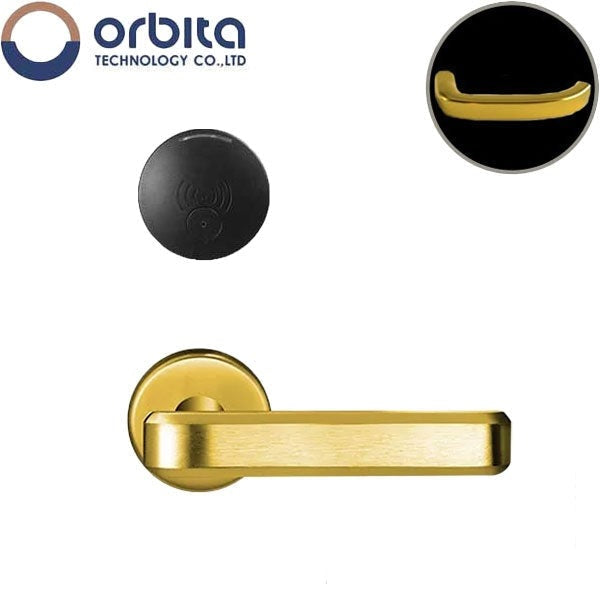 Orbita - S3079 - Mortise Hotel Lock - SPLIT Design - RFID - Optional Lever Style - 6 VDC - Optional Finish - Grade 2