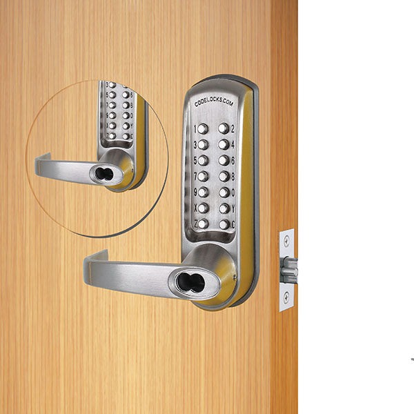 CodeLocks - CL610 - Mechanical Lock - Heavy Duty - Optional Backset - Tubular Latchbolt - Double Sided - Optional Cylinder Prep - Optional Finish - Grade 2