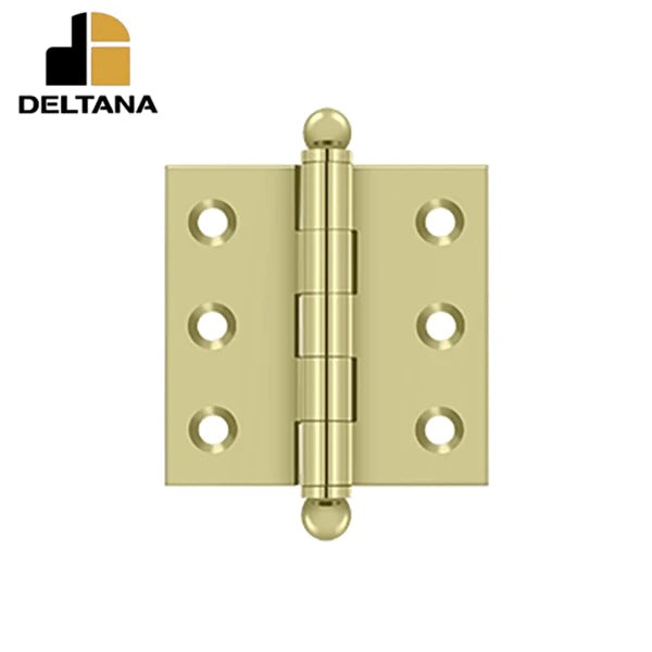 Deltana - 2" x 2" Hinge - w/ Ball Tips - Optional Finish