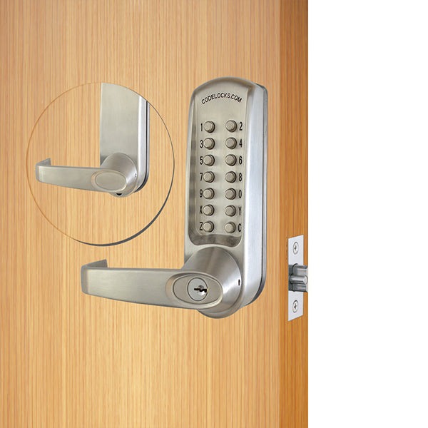CodeLocks - CL610 - Mechanical Lock - Heavy Duty - Optional Backset - Tubular Latchbolt - Optional Cylinder Prep - Optional Finish - Grade 2