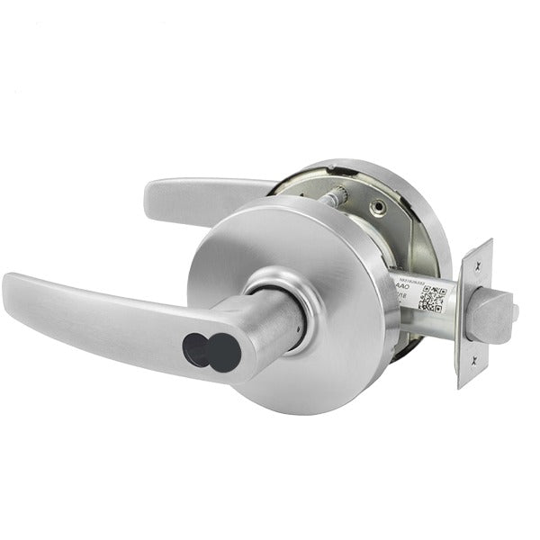 Sargent - 10G37 - Mechanical Cylindrical Lock - L Rose / B Lever - Classroom - LFIC - 26D - Satin Chrome Plated - Non Handed - Grade 1