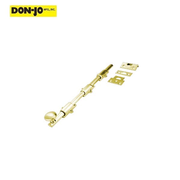 Don-Jo - 1636 - Dutch Door Bolt - 18" Length - 1-5/8" Width - Optional Finish