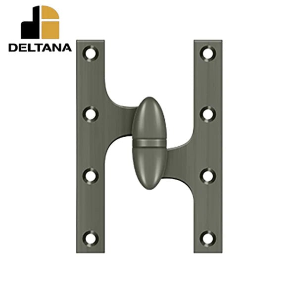 Deltana - 6" x 4" Hinge - Right Handed - Optional Finish
