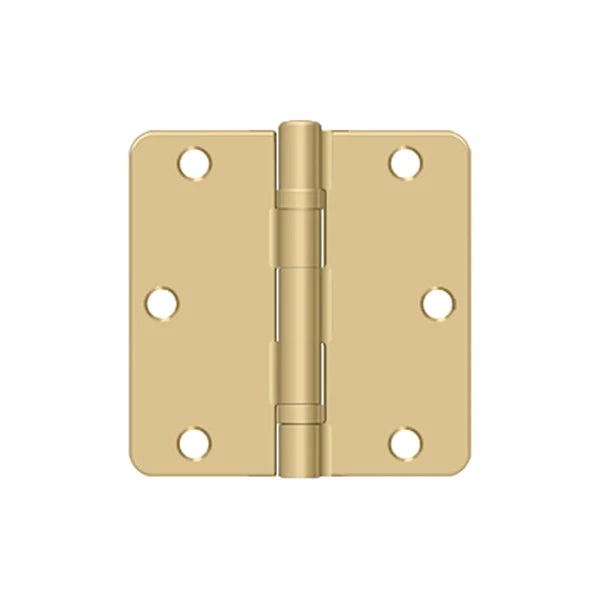 Deltana - 3-1/2" x 3-1/2" x 1/4" Radius Hinge - Ball Bearing - Optional Finish