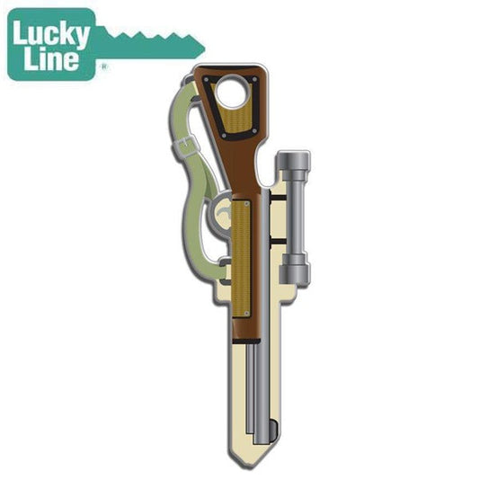 LuckyLine - B118K - Key Shapes - Rifle - Kwikset - KW1 - 5 Pack