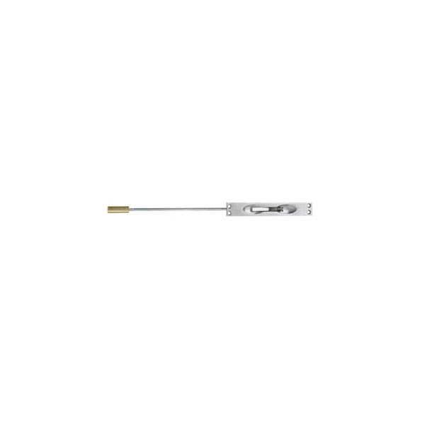 TELL - DT100043 - Lever Extension Flush Bolt - For Wood Composite / Fire Rated Doors - Satin Chrome