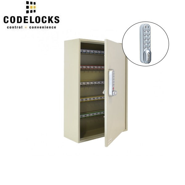CodeLocks - Key Secure Hook Key & Padlock Cabinet w/ KL1000 - Keyless Access - Private & Public Function - Master & User - Optional Size