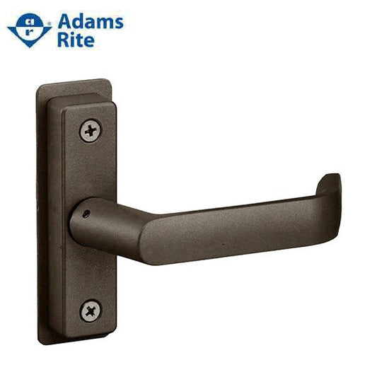 Adams Rite - 4569 - Flat Euro Lever Trim w/ Return - 1-3/4"-2" - RH-RHR - Dark Bronze - 121