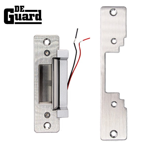 UL Listed - Heavy Duty Electric Strike - Fail Safe / Fail Secure - 12VDC - 2 Faceplates