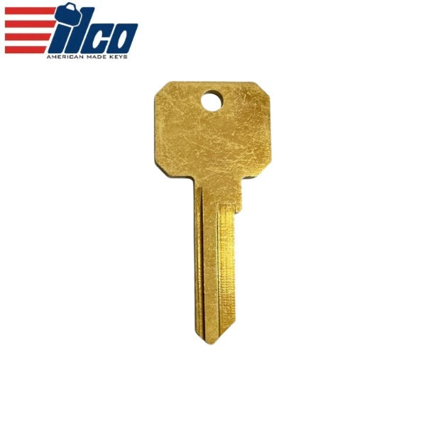 Ilco - NB-Y1 Key Blank - Neuter Bow - Brass Finish