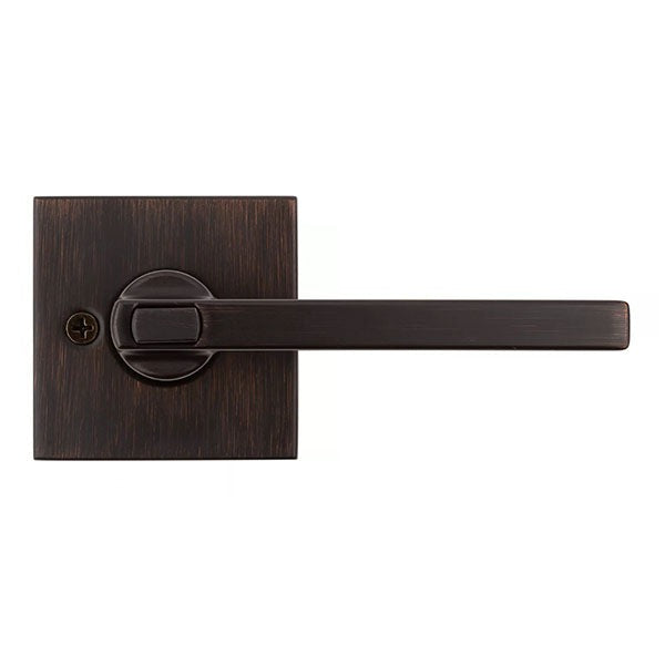 Kwikset - Halifax Lever Set - Square Rose - Optional Finish - Optional Function - SmartKey Technology - Grade 2