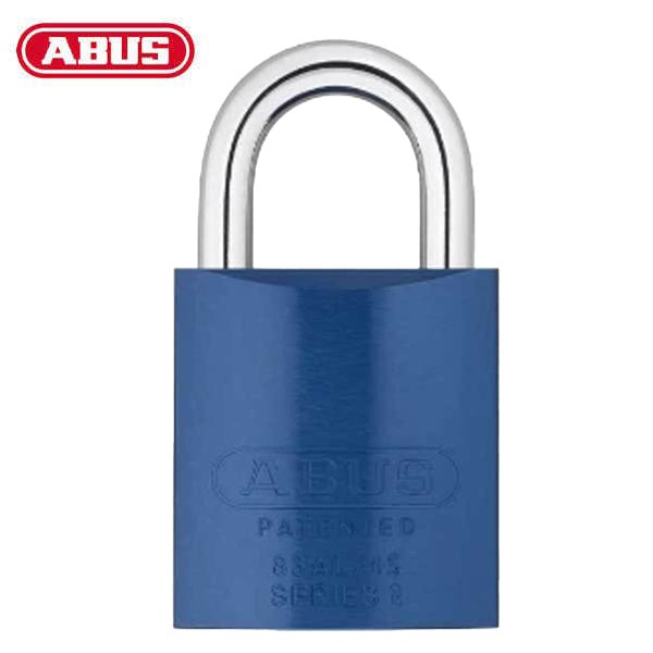 Abus - 83AL/45 -Aluminum Padlock - S2 - Schlage Everest - 6 Pin - Blue - Rekeyable - 1-27/32" Width