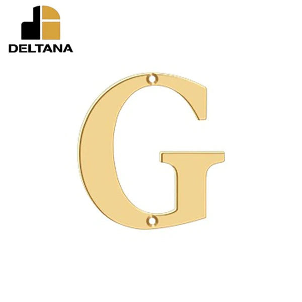 Deltana - 4" Residential Letter G - Optional Finish