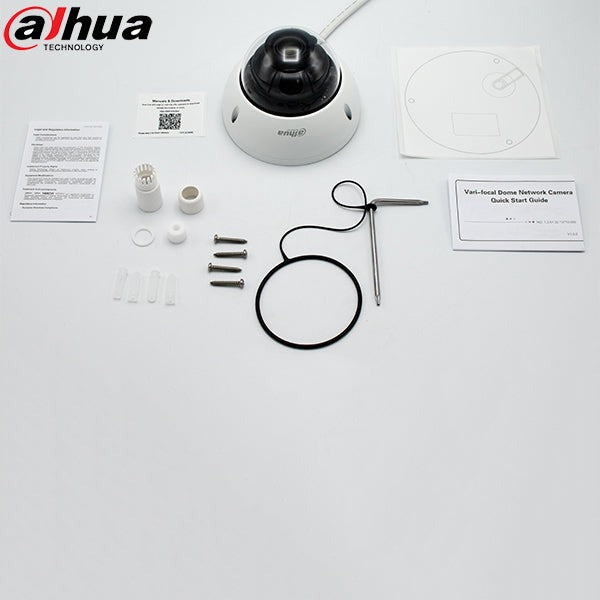 Dahua / IP / 5MP / Dome Camera / Motorized Varifocal / 2.7-13.5mm Lens / Outdoor / WDR / IP67 / IK10 / 40m IR / Starlight / Smart Motion Detection / 5 Year Warranty / DH-N53AM5Z