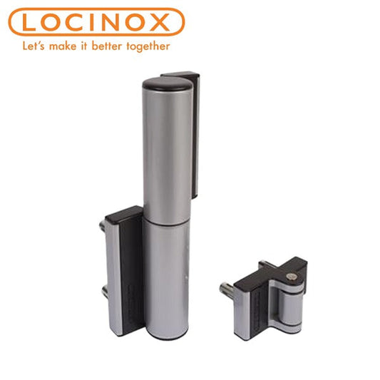 Locinox - Tiger Zilv - 180° - Compact Hydraulic Gate Closer and Hinge - Up to 165lbs