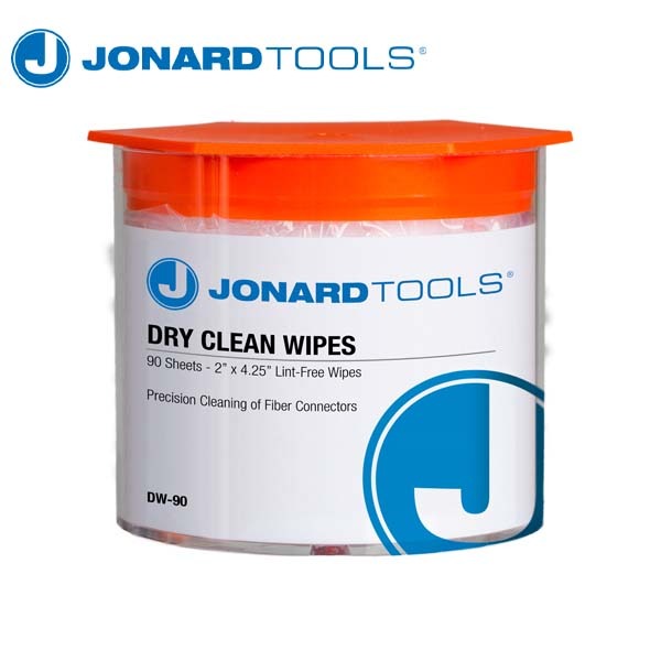 Jonard Tools - Dry Wipes for Cleaning Fiber