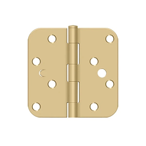 Deltana - 4" x 4" x 5/8" Radius Hinge - Bench Mark - Security - Optional Finish