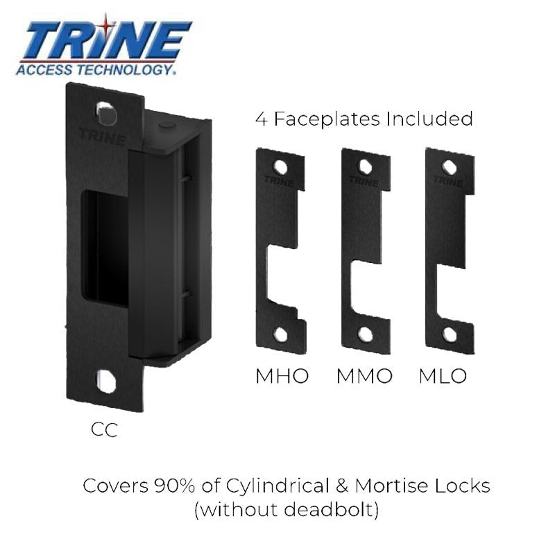 Trine - 4100 - 4-7/8” Electric Strike - One Box Solution - Fire Rated ANSI - Optional Finish - Grade 1