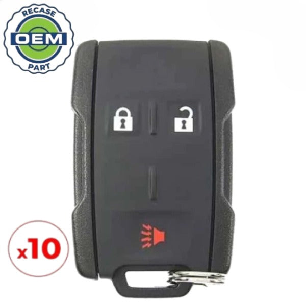 10 x 2014-2019 GM / 3-Button Keyless Entry Remote / PN: 13577771 / M3N-32337100 (OEM Recase)