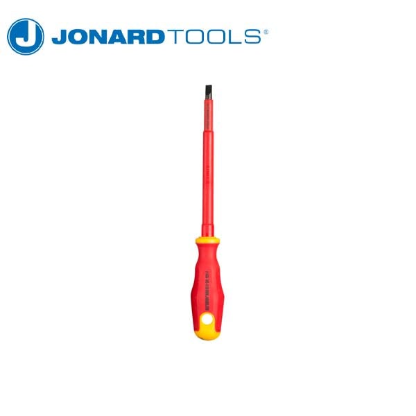 Jonard Tools - Cabinet Slotted Insulated Screwdriver - 1/4" x 6"