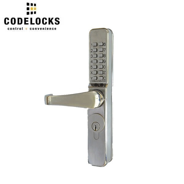 CodeLocks - CL460 - Mechanical Lock - Medium Duty - Narrow Stile Code Lock - Stainless Steel
