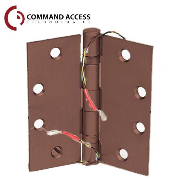 Command Access - Energy Transfer Hinge - Clear Hinge - 4/26 Gauge - Oil Rubbed Bronze