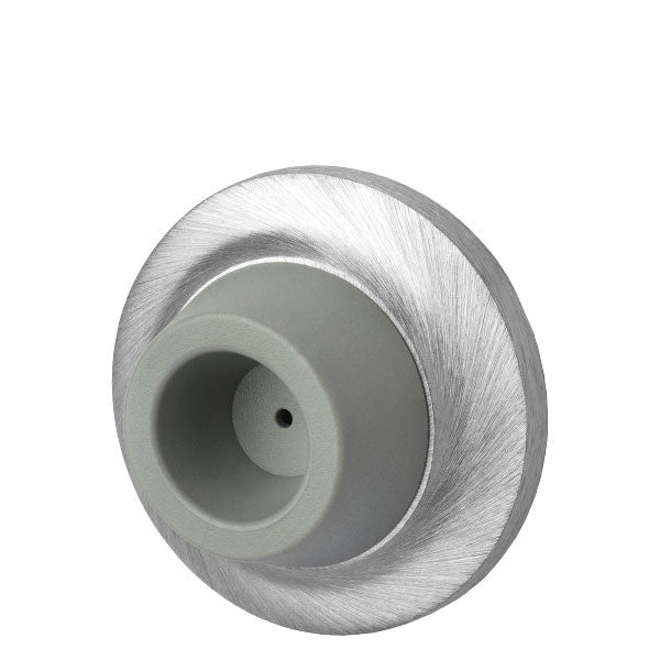 Rockwood - 405 - Concave Solid Cast Wall Stop - Lead Anchor Fastener - Satin Chrome