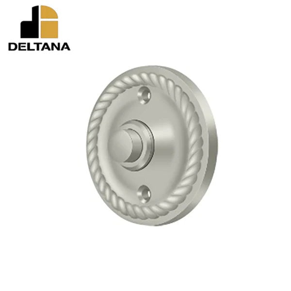 Deltana - Bell Button - Round w/ Rope - Optional Finish