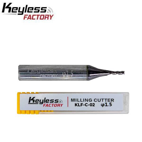 Premium Carbide - 1.5mm - End Mill Cutter - for Condor XC Mini Plus, Condor Dolphin, Miracle A7, Miracle A9, SEC-E9, Triton