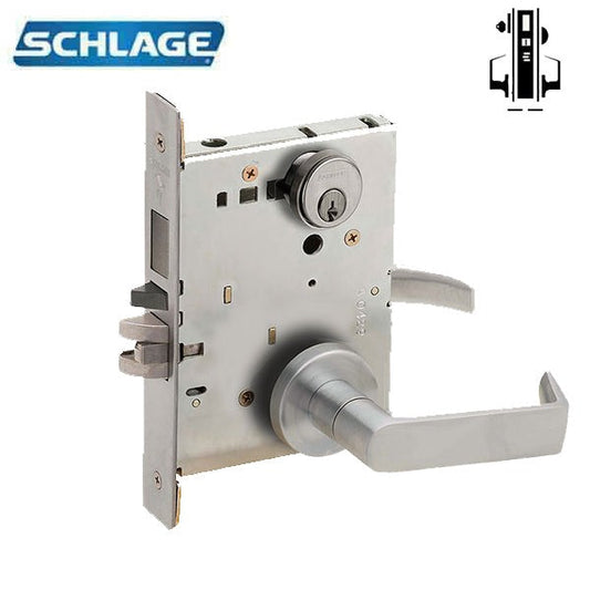 Schlage - L9453P - L Series - Mortise Lock with Deadbolt - Entrance - 6 Pin Cylinder - Grade 1