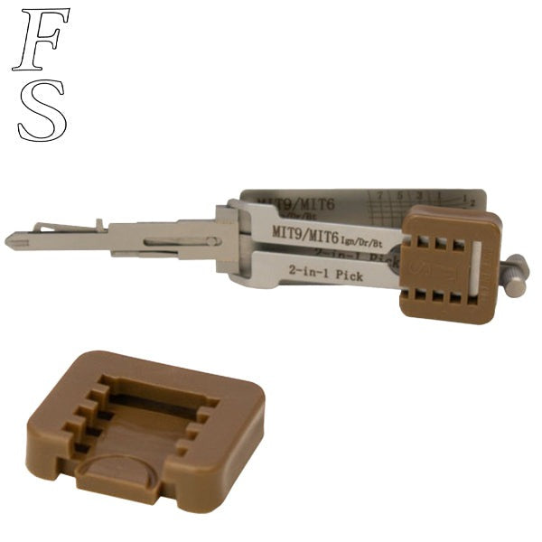 Finger Saver - Thumb Brace Support for Original Lishi Pick Tools - Brown