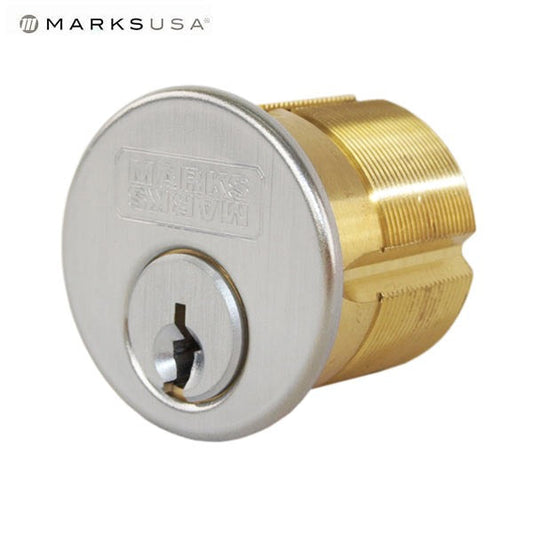Marks USA - 2182-26D-1C - Mortise Cylinder - 1-1/8" - KD - 26D - Satin Chrome
