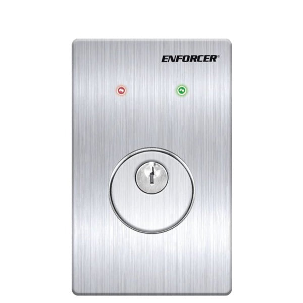 Seco-Larm - ENFORCER - Mortise Cylinder Key Switch - Single-Gang