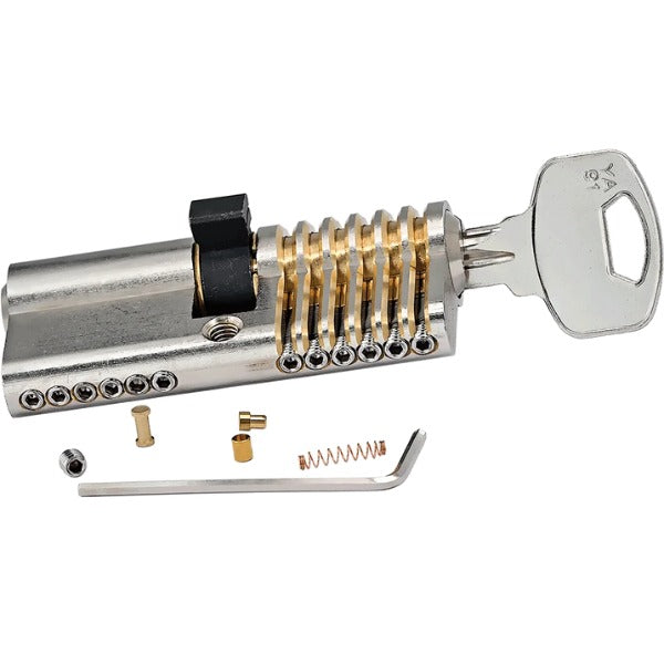 Multipick - TCSS6-SET - 6 pin advanced Euro Profile Training Lock set + Pinning kit
