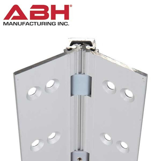 ABH - A110 - Continuous Hinges - Geared - Full Mortise - 81" length - Clear Aluminum - Grade 1