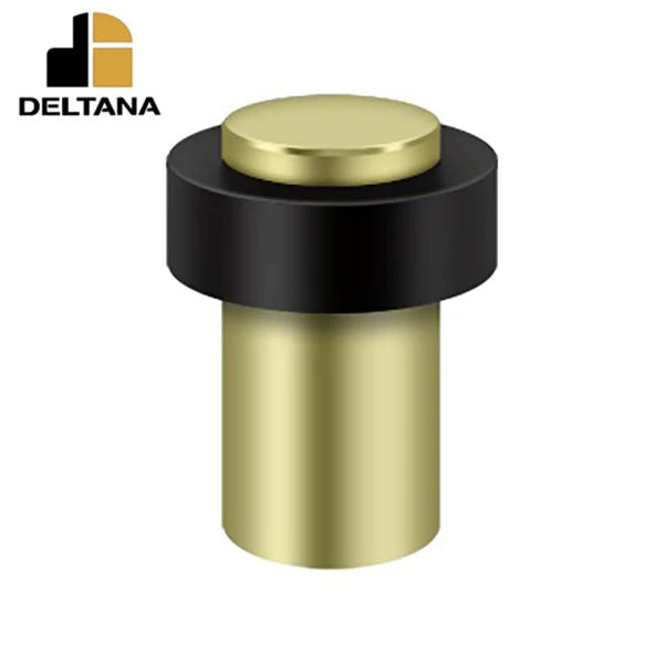 Deltana - Round Universal Floor Bumper 3" - Heavy Duty - Solid Brass - Optional Finish