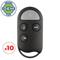 10 x 1995-1999 Infiniti / 4-Button Keyless Entry Remote / PN: 28268-40U15 / A269ZUA078 (OEM Recase)