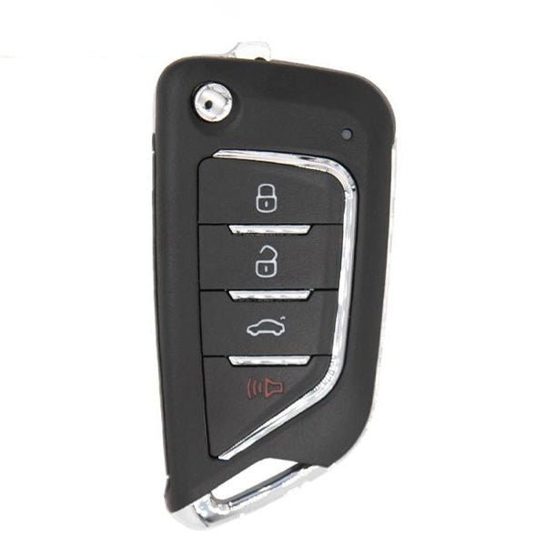 Xhorse - XKCD02EN / 4-Button Universal Remote Flip Key for VVDI Key Tool (Wired)